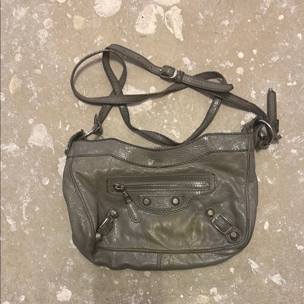 BALENCIAGA crossbody Leather grey Bag